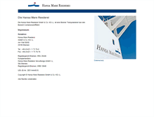Tablet Screenshot of hansamare.de